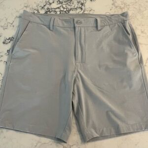 Callaway Men's Golf Shorts Size 36 Grey 9” Inseam Zip Flat Front Performance